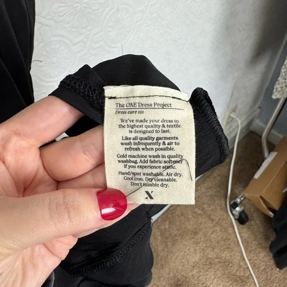 Ever By X The One Dress Project Multiwear Shirt Midi Belted Black Resort Flowy - Picture 13 of 15